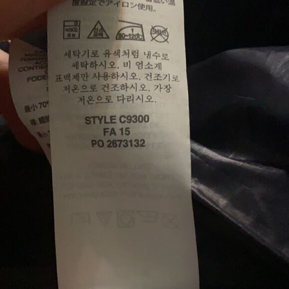 J. Crew | Navy Blue Quilted Down Insulated Shiny Field Puffer Vest C9300 | M - Picture 9 of 9